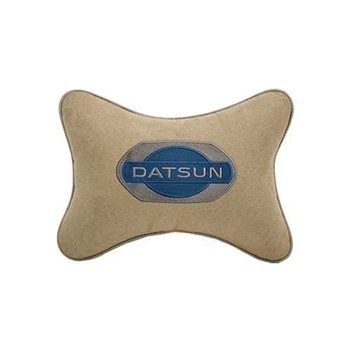 фото Подушка на подголовник алькантара beige datsun vital technologies