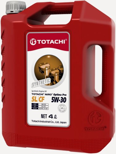 Изображение товара Масло моторное синтетическое Niro Optima Pro 5W-30, Totachi 1C804, 4 л