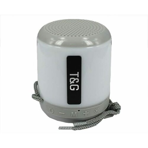 Колонка TG156 с подсветкой серый FMmicroSDBluetoothLed 125600₽