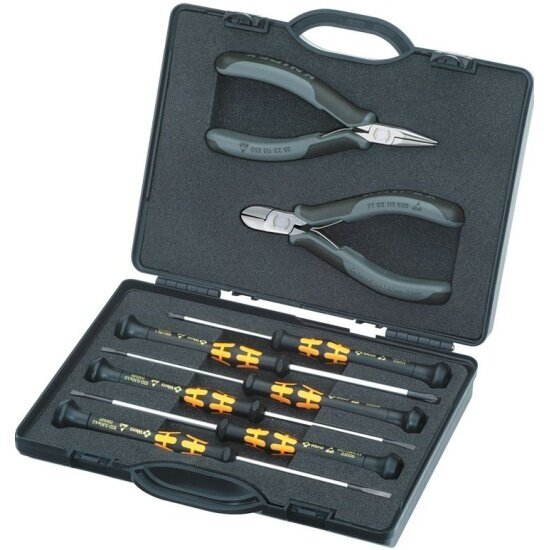Набор инструментов для электроники Knipex 002018ESD