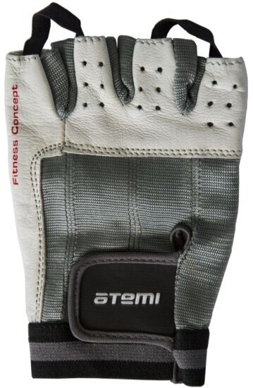 Перчатки для фитнеса Atemi , AFG02XL, черно-белые, размер XL