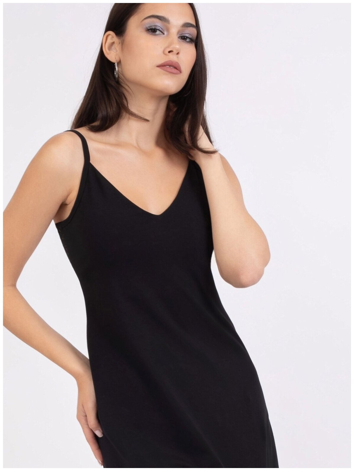 Ночная сорочка сексуальная с кружевом Mon Plaisir, арт.135449393, черный узор, размер 44 - фотография № 5
