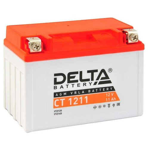 Аккумулятор DELTA CT 1211 прямая полярность 11 Ач
