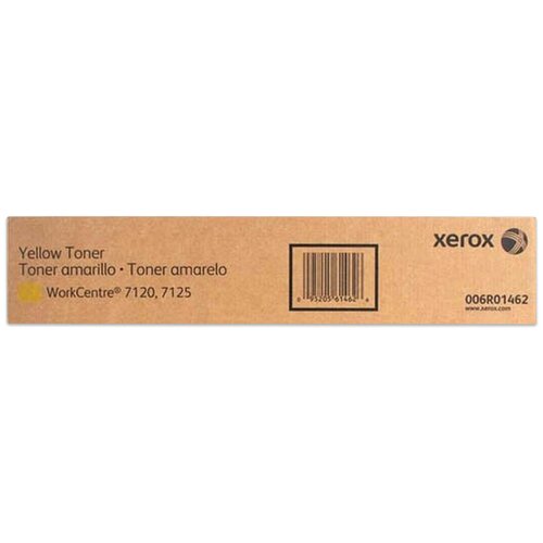 Тонер-картридж XEROX (006R01462) WC 7120/7125, желтый, оригинальный, ресурс 15000 страниц 1 шт картридж xerox 006r01462 15000 стр желтый