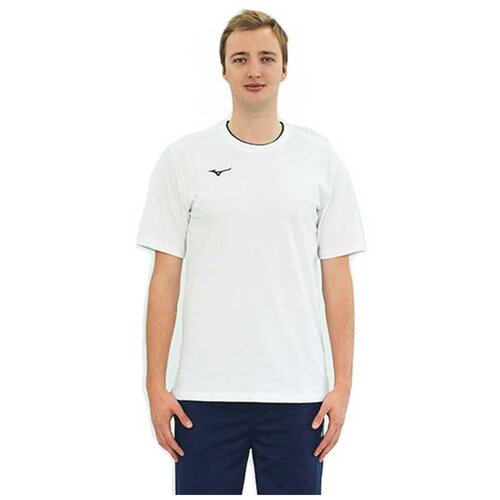 фото Футболка мужская mizuno 32ea7040 71 tee цвет белый размер xl