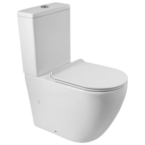 Belbagno Унитаз-компакт BELBAGNO SFERA-R с бачком и сиденьем унитаз компакт belbagno sfera r bb2141cpr