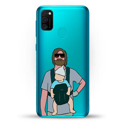 фото Силиконовый чехол алан на samsung galaxy m21 andy & paul