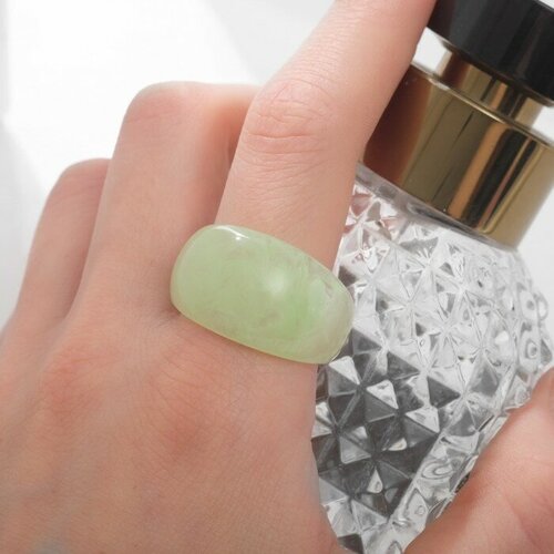 фото Кольцо, размер 17, зеленый случай