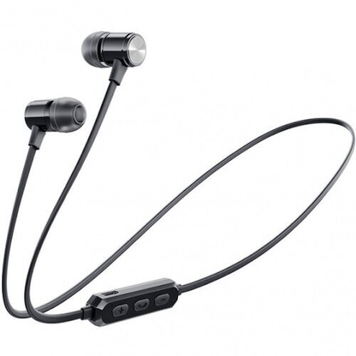 Bluetooth наушники вкладыши с микрофоном Vixter BT-1100 беспроводная мобильная гарнитура, черные