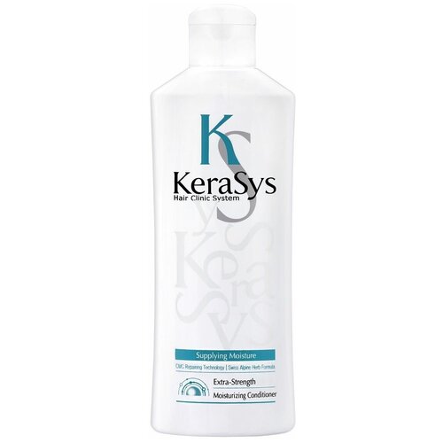 Купить KeraSys кондиционер Hair Clinic Moisturizing для сухих и ломких, 180 мл, Экён, бесцветный