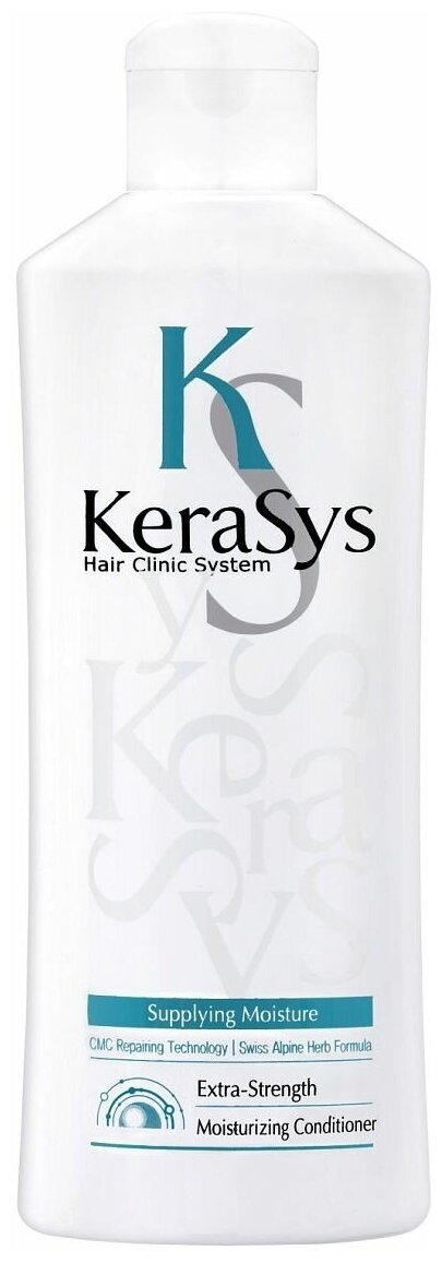 KeraSys кондиционер Hair Clinic Moisturizing для сухих и ломких, 180 мл, 300 г