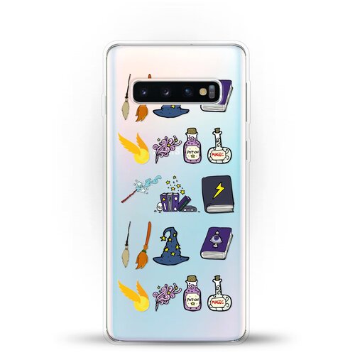 фото Силиконовый чехол узор hp на samsung galaxy s10 andy & paul