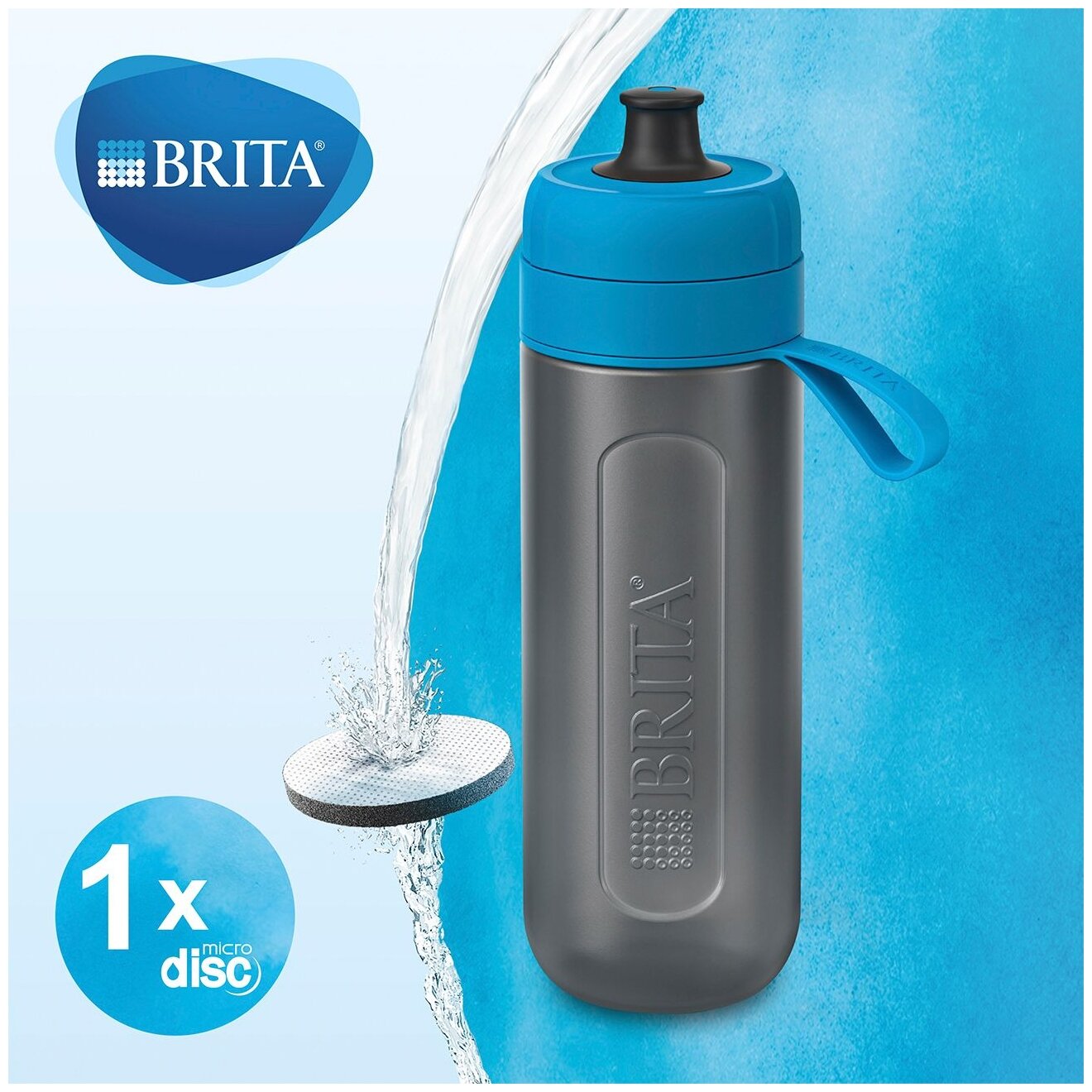 Фильтр-бутылка Brita Fill&Go Active синий - фотография № 8