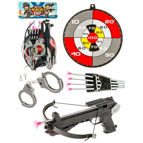 фото Набор военный для мальчиков и девочек арбалет ,стрелы,тир,аксессуары panawealth inter holdings