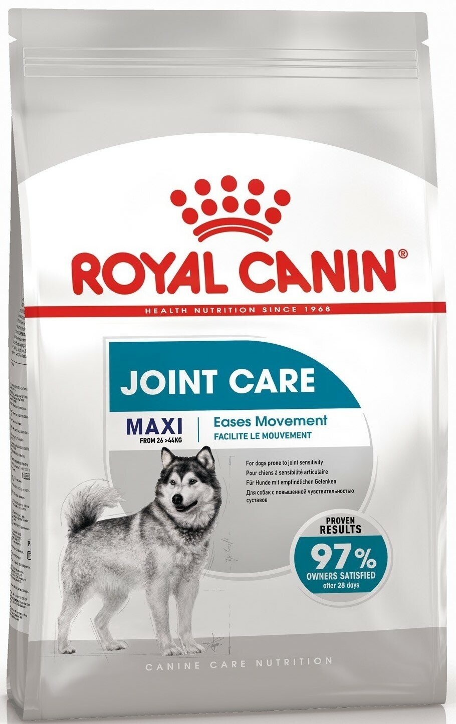 Корм сухой для взрослых собак крупных размеров Royal Canin Maxi Joint Care (Макси Джойнт Кэа) с повышенной чувствительностью суставов, 10кг