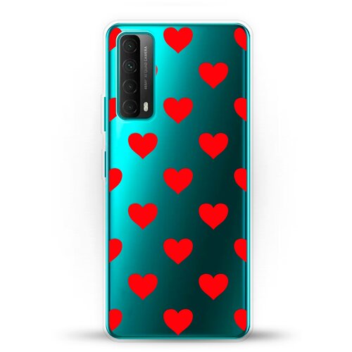 фото Силиконовый чехол сердца на huawei p smart 2021 andy & paul