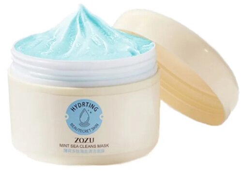 Zozu Укрепляющая и очищающая маска с мятой и морской солью Mint sea cleans mask, 100 гр.