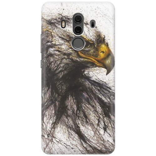 фото Re:pa накладка transparent для huawei mate 10 pro с принтом "ястреб"