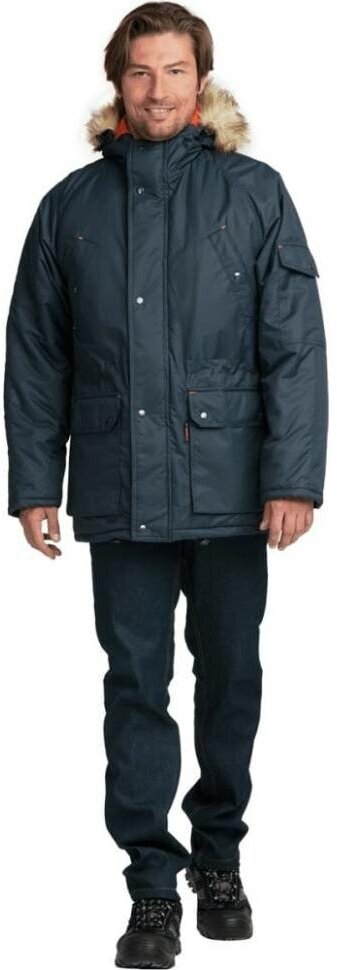 Утепленная куртка ГК Спецобъединение аляска люкс синяя, р. 104-108, рост 182-188 Кур 320/104/182