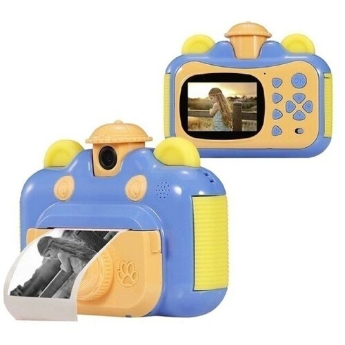 Фотоаппарат для детей INSTANT PHOTO Фотокамера с моментальной печатью Синий 572000₽