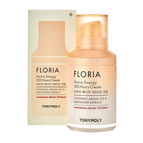 TONYMOLY FLORIA Nutra Energy 100 Hours Cream Восстанавливающий крем для лица с аргановым маслом 50мл