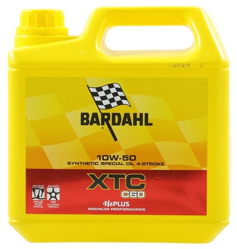 Синтетическое моторное масло Bardahl XTC C60 10W-50 Moto