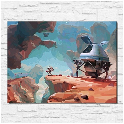 Картина по номерам на холсте игра Astroneer - 11573 Г 30x40 картина по номерам на холсте игра shin megami tensei v 11618 г 30x40