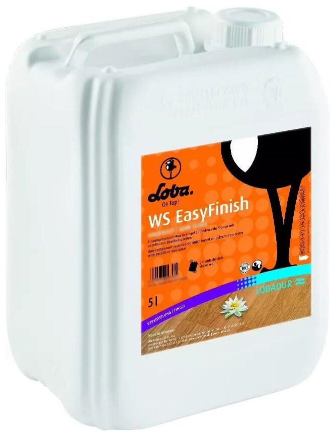 Паркетный лак Loba WS EasyFinish, (5.00л.) матовый