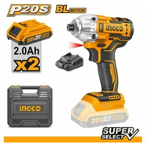 Аккумуляторный ударный шуруповерт INGCO INDUSTRIAL CIRLI2017 электроинструмент подарок на день рождения мужчине любимому папе дедушке парню 1059000₽