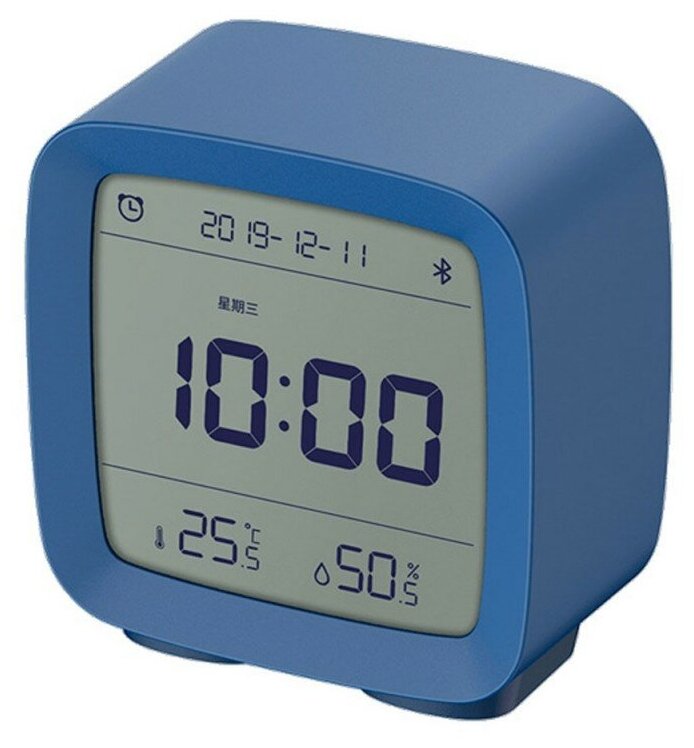 Будильник Qingping ClearGrass Bluetooth Thermometer Alarm clock CGD1 синий