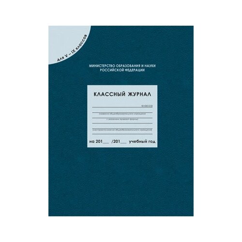 Классный журнал для 5-9кл. Соответствует ФГОС.