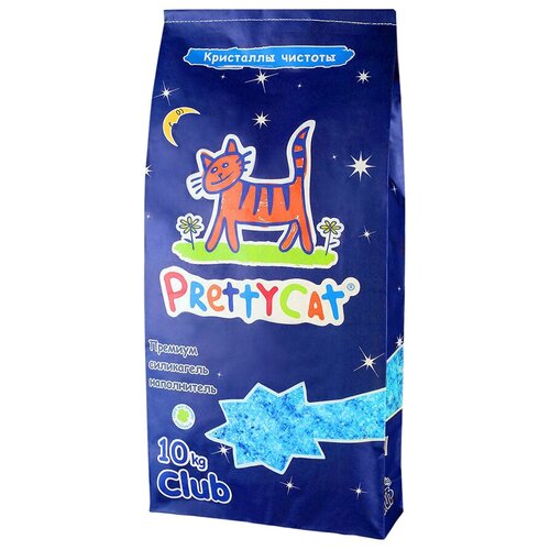 PrettyCat Кристаллы чистоты, силикагелевый, 10 кг