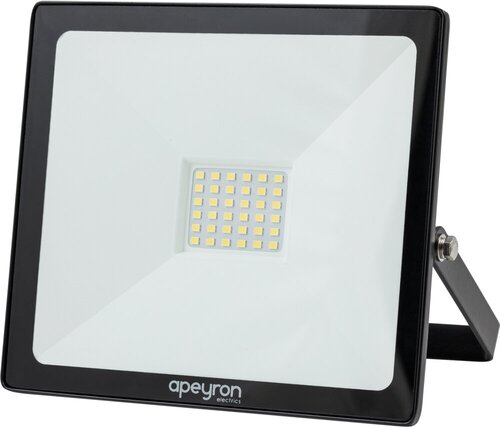 Apeyron Светодиодный прожектор LED 50Вт, 6500К, 4000 лм, IP65, smd, 171х151х25мм, черный / 05-40