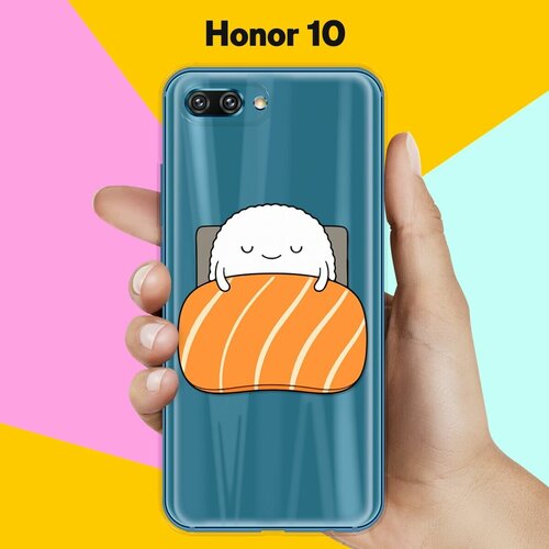 силиконовый чехол суши засыпает на honor 9c Силиконовый чехол Суши засыпает на Honor 10