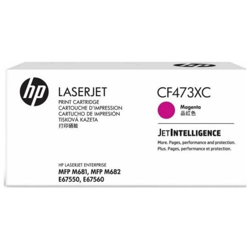 HP Картридж оригинальный HP CF473XC 657X пурпурный повышенной емкости, контрактный 23K картридж sakura cf471x 657x для hp голубой 23000 к