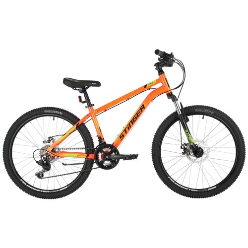 Подростковый горный (MTB) велосипед Stinger Element Evo 24 (2021) черный 14