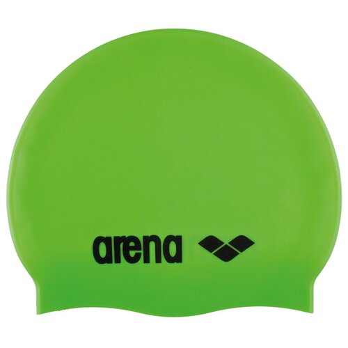 фото Шапочка для плавания arena classic silicone jr 91670, acid lime/black