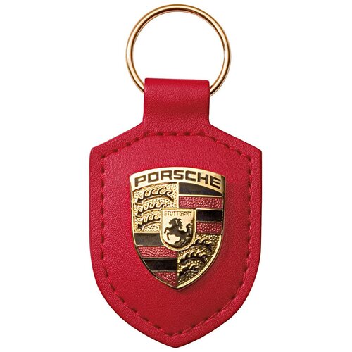 Брелок для ключей с гербом Porsche Crest Keyring Red