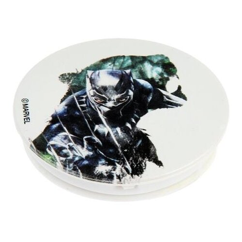 фото Попсокет red line, держатель телефона на палец, белый, marvel дизайн №40 5926248