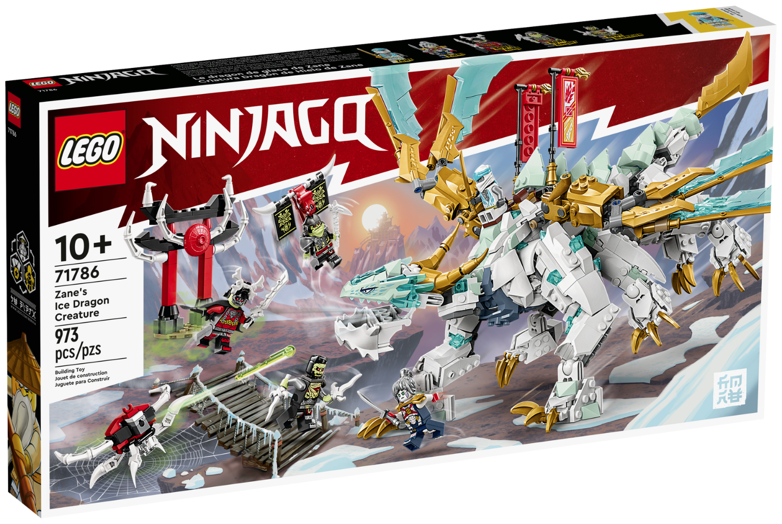 Конструктор LEGO Ninjago 71786 Конструктор Ледяной дракон Зейна