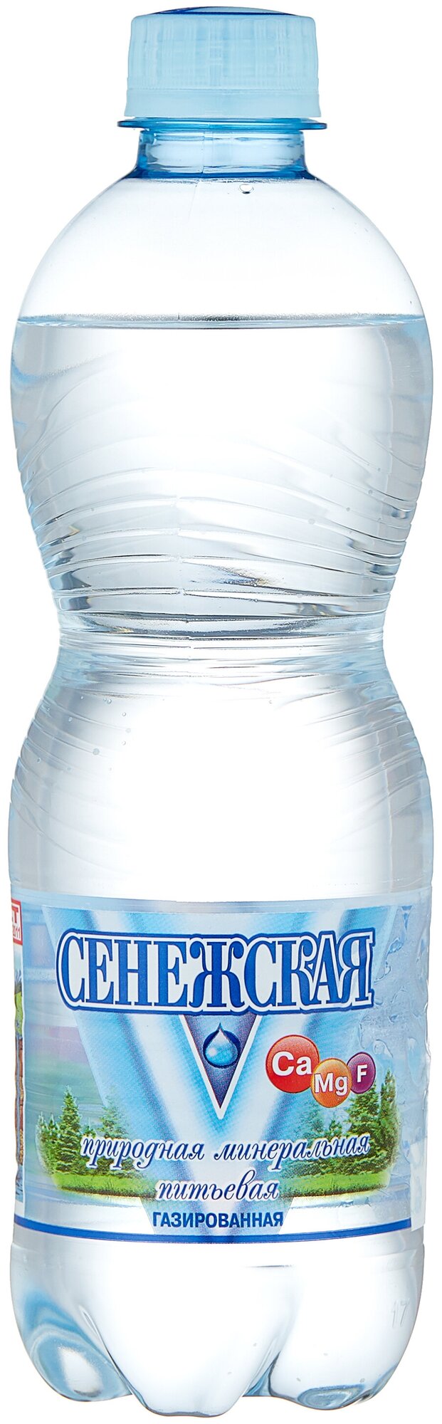 Вода минеральная питьевая природная столовая Сенежская газированная 0,5л ПЭТ (товар продается упаковкой по 12 шт) - фотография № 4