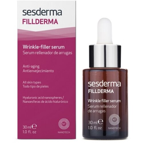 SesDerma Сыворотка Fillderma для заполнения всех типов морщин, 30 мл уход за лицом sesderma сыворотка для заполнения морщин fillderma