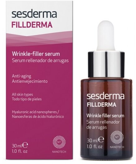 FILLDERMA SERUM / Сыворотка для заполнения всех типов морщин для лица, 30 мл