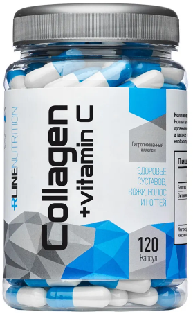 R-Line Sport Nutrition Collagen + vitamin C 120 капс (R-Line Sport Nutrition)