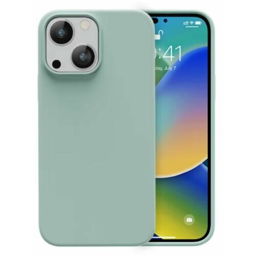 Чехол для смартфона Memumi Crystalloid Series Liquid Silicone Case для iPhone 14 6.1" Green (AFC22314A)