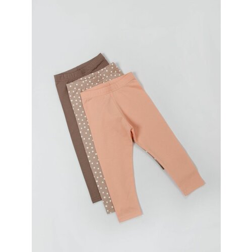 Брюки леггинсы  Fluffy Bunny, пояс на резинке, без карманов, размер 104, мультиколор