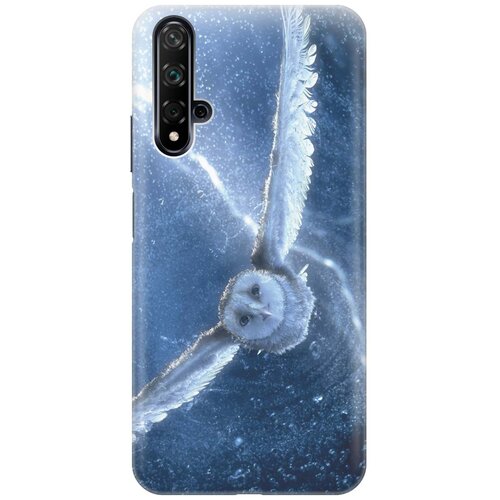 фото Re:pa накладка transparent для huawei nova 5 с принтом "сова в полёте"