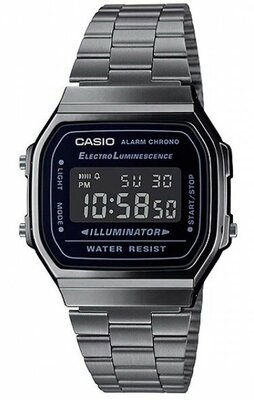 Наручные часы CASIO Vintage A168WGG-1B, серый, серебряный