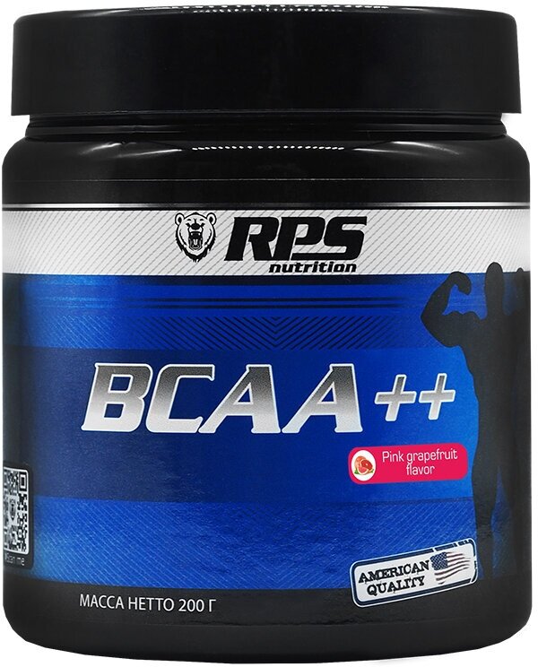 BCAA (8:1:1) RPS NUTRITION, Банка 200гр, Розовый грейпфрут