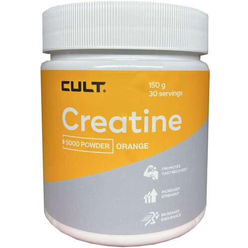 Креатин моногидрат Cult Creatine Monohydrate - 150 грамм, апельсин креатин моногидрат olimp creatine monohydrate powder 550 г нейтральный